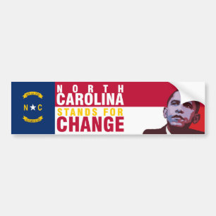 North Carolina stativ för ändring - bildekal