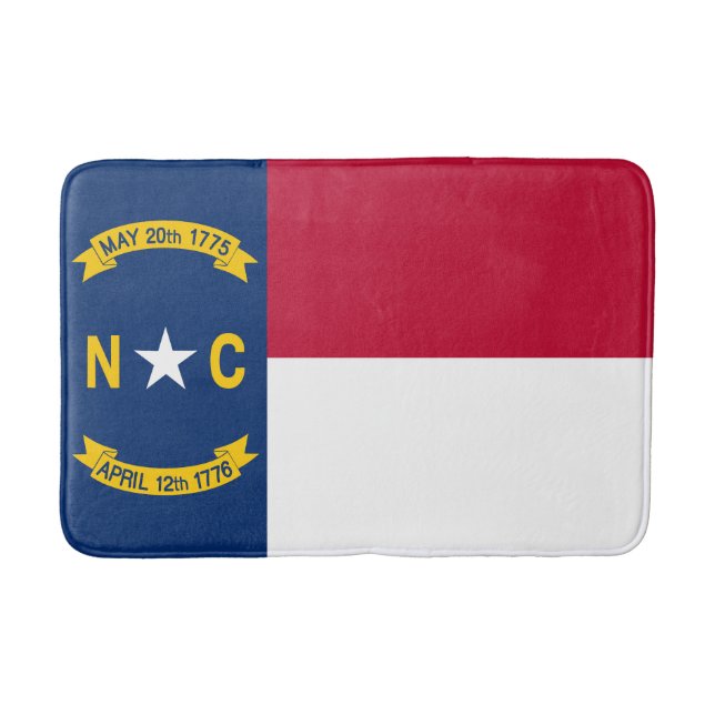 North Carolina Statlig flagga Badrumsmatta (Framsidan)