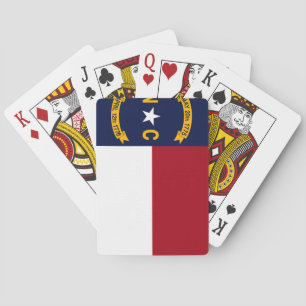 North Carolina statlig flagga Casinokort