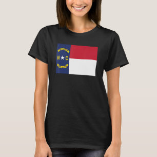 North Carolina Statlig flagga, delstaten North Car T Shirt