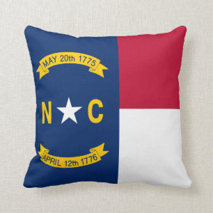 North Carolina statlig flagga Kudde