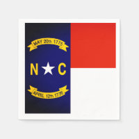 North Carolina Statlig flagga Pappra Party Napkins