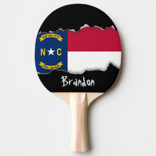 North Carolina statlig flagga Pingisracket