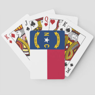 North Carolina Statlig flagga Spelkort