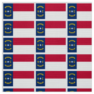 North Carolina statlig flagga Tyg