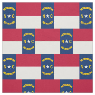 North Carolina Statlig flagga Tyg