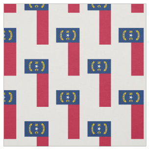 North Carolina statlig flagga Tyg
