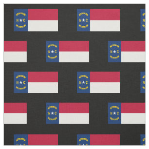 North Carolina statlig flagga Tyg