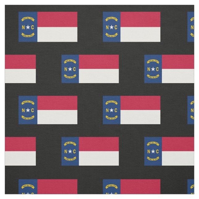 North Carolina statlig flagga Tyg (Provkarta)