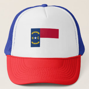 North Carolina Statlig flagga USA Keps