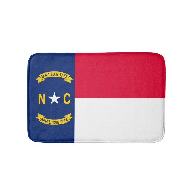 North Carolina statlig flaggadesign Badrumsmatta (Framsidan)