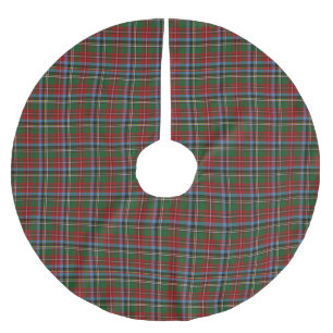 North Carolina statlig Tartan Julgransmatta Borstad Polyester