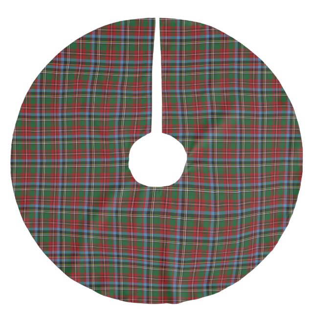 North Carolina statlig Tartan Julgransmatta Borstad Polyester (Framsidan)
