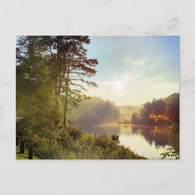 North Carolina Sunset Vykort (Framsida)