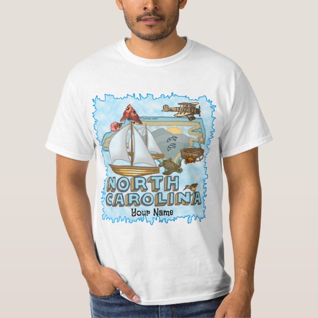 North Carolina t-shirt (Framsida)