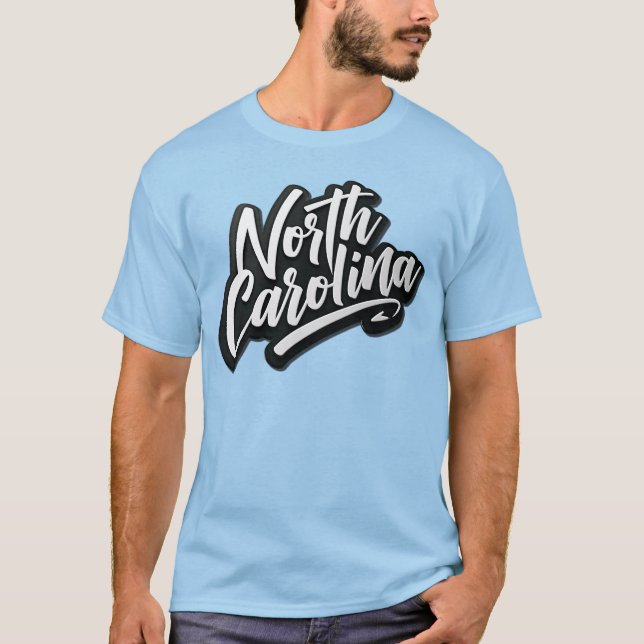 North Carolina T Shirt (Framsida)