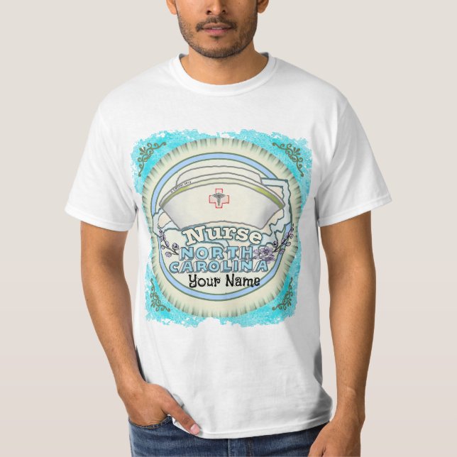 North Carolina T Shirt (Framsida)