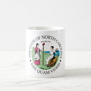 North Carolina-tecken Kaffemugg