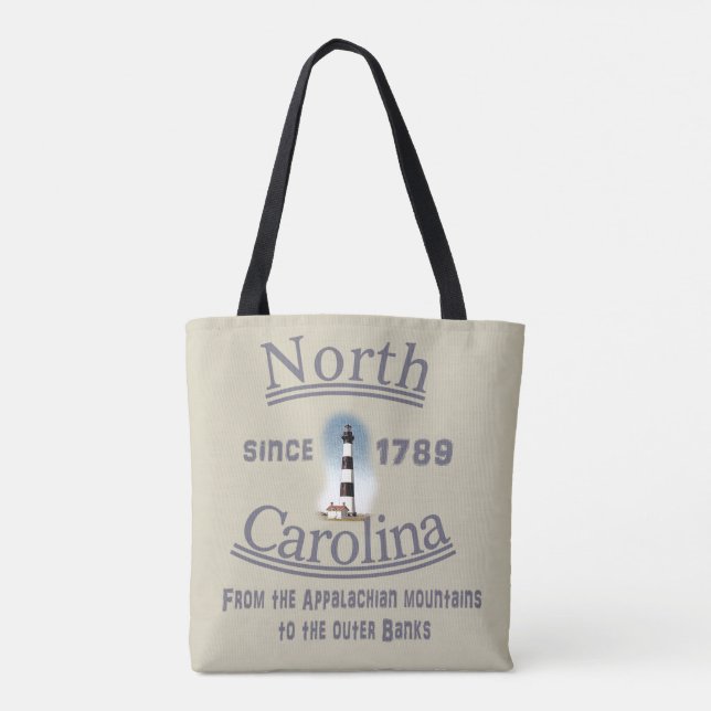North Carolina Tote Bag - Tote med klass Tygkasse (Baksida)