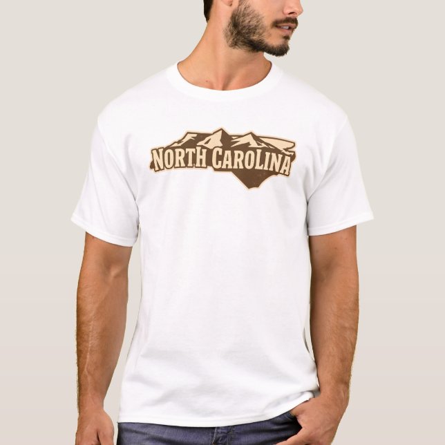 North Carolina Tshirt V03 T Shirt (Framsida)