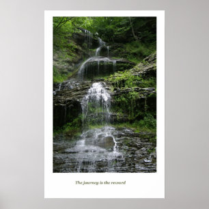 North Carolina vattenfall Poster