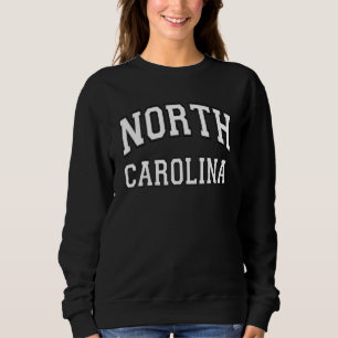 North Carolina Vintage State NC Vit text T Shirt