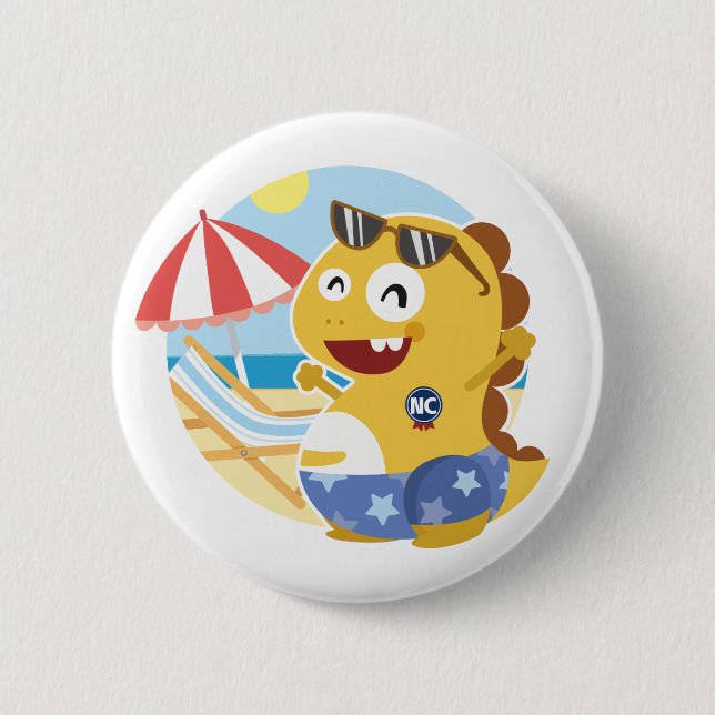 North Carolina VIPKID knäppas Knapp (Framsida)