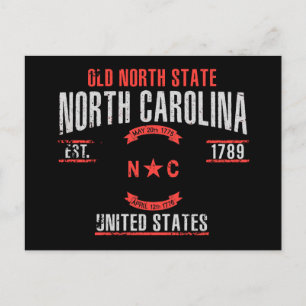 North Carolina Vykort