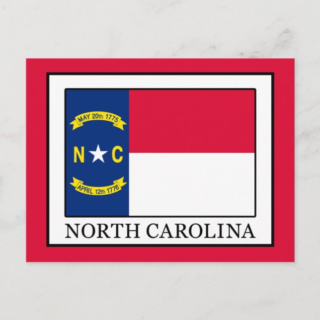 North Carolina Vykort (Framsida)