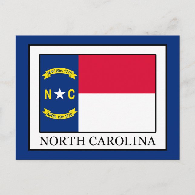 North Carolina Vykort (Framsida)