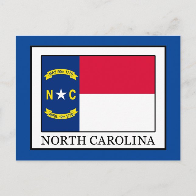 North Carolina Vykort (Framsida)