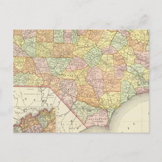 North Carolina Vykort (Framsida)