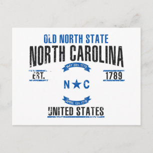 North Carolina Vykort