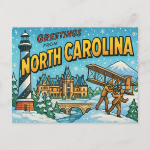 NORTH CAROLINA vykort