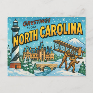 NORTH CAROLINA vykort