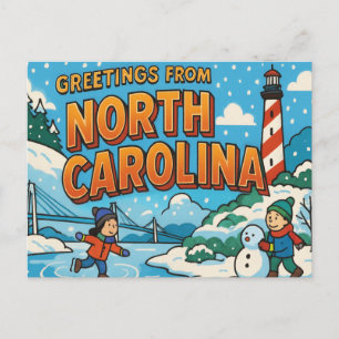 NORTH CAROLINA vykort