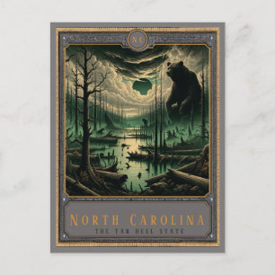 North Carolina vykort för gotisk konst