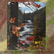 North Carolina Waterfall Fotographic Autumn
