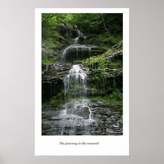North Carolina Waterfall Poster (Framsidan)