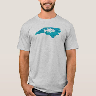 North Carolina Wave Fishing T Shirt
