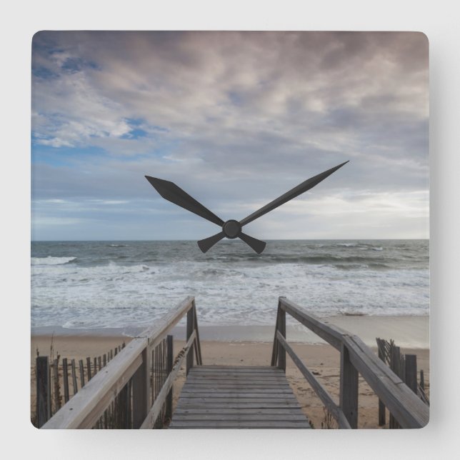 North Carolina, Yttre Banker Nationell kuststrand  Fyrkantig Klocka (Framsida)