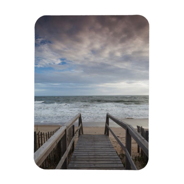 North Carolina, Yttre Banker Nationell kuststrand  Magnet (Vertikal)