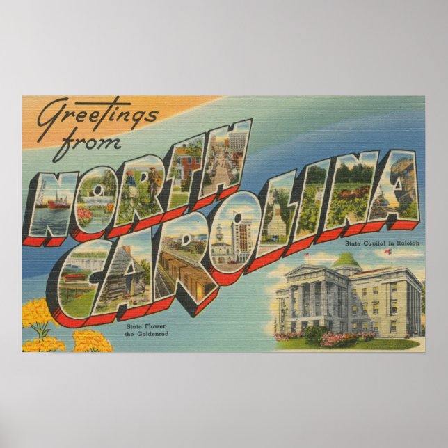 North CarolinaLarge Brev Scenes 3 Poster (Framsidan)