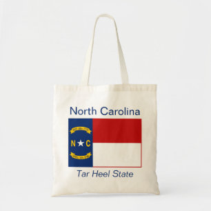 North Carolinian Flagga Bag Tygkasse