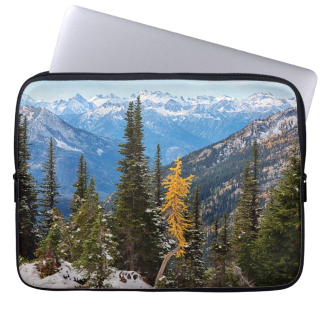 North Cascade Mountains Wenatchee National Forest Laptop Fodral (Framsidan)