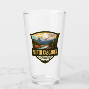 North Cascades National Park Illustration Travel Glaskopp
