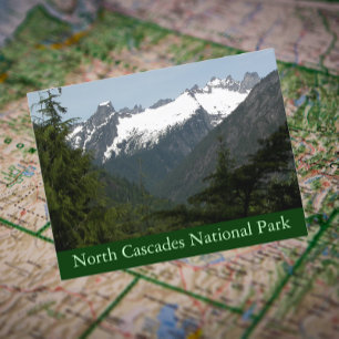 North Cascades National Park Travel Photo Vykort
