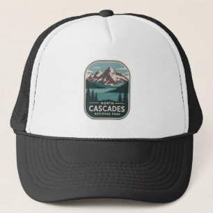 North Cascades National Park Vintage-märke Keps