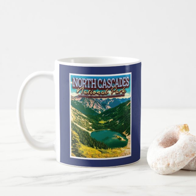 NORTH CASCADES NATIONAL PARK - WASHINGTON USA KAFFEMUGG (Med munk)
