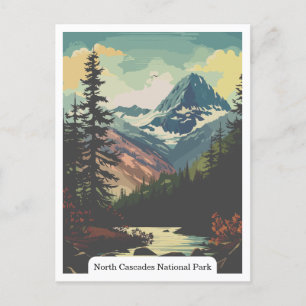 North Cascades National Park, Washington USA Vykort